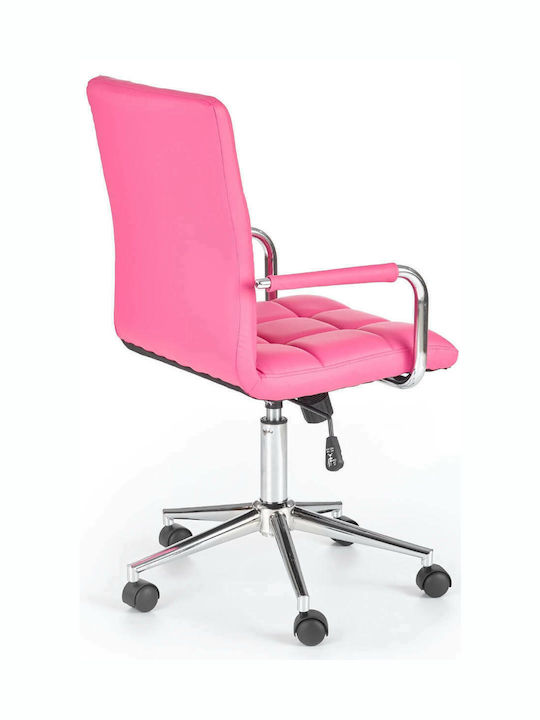 Desk Chair Ozon with Armrests Pink 45x41x110cm