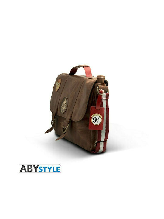 Abysse Hogwarts Shoulder Kinder Rucksack Umhängetasche Braun 35cmx5cmx27cmcm