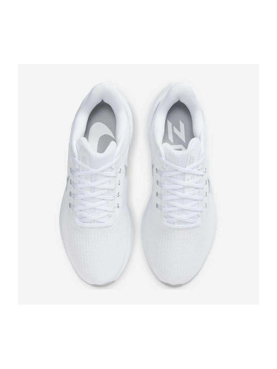 Air Zoom Pegasus 39 Sport Shoes Running White / Metallic Silver / Pure Platinum