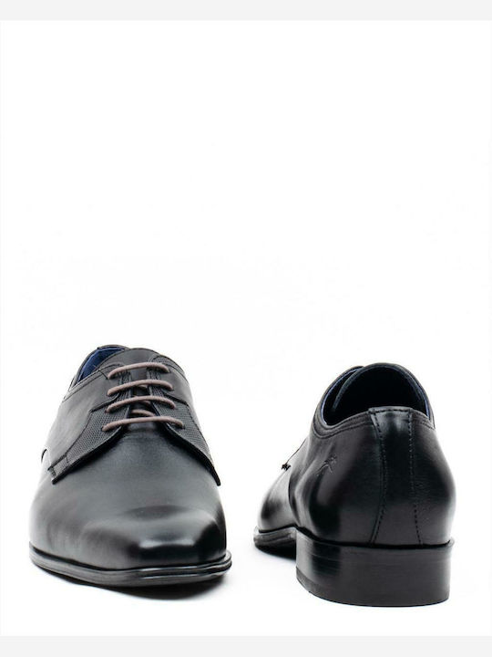 Cesar Leder Herrenschuhe Schwarz