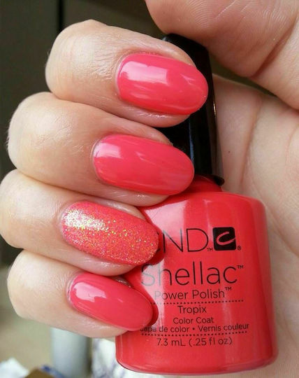 CND Shellac Полутраен Лак За Нокти Tropix 7.3мл