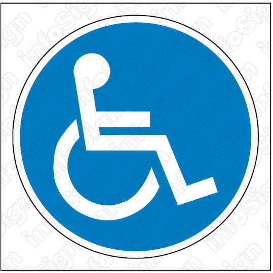 Infosign Sign Self-Adhesive "Disabled" 16871