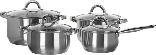 Maestro Σετ Κατσαρόλες από Ανοξείδωτο Ατσάλι