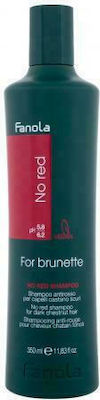 Fanola No Red for Brunette Shampoos Color Maintenance for Coloured Hair 350ml