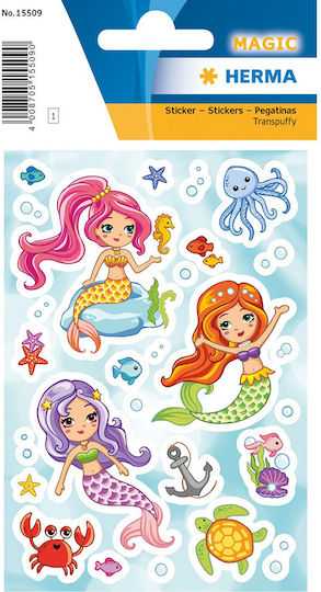 Herma Magic Transpuffy Plastic Decorative Sticker for DIY Crafts (Μiscellaneous Designs)