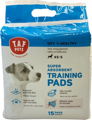 T.A.F. Pets Dry 'n Healthy Επιδαπέδια Πάνα Σκύλου 60 - 60cm 15τμχ