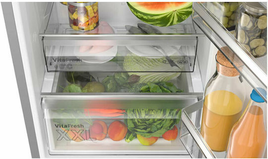 Bosch Kühl-Gefrierkombination 363Es Total NoFrost H203.6xB60xT66.5cm. Inox KGN397LDF