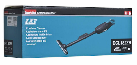 Makita Прахосмукачка 2 в 1 Stick & Ръчна Без Зарядно и Батерия Черна DCL182ZB