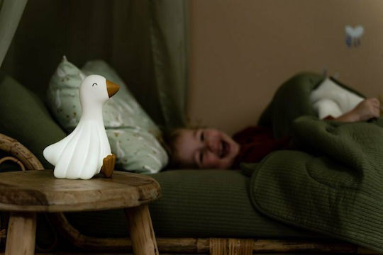 Little Dutch Нощна Светлина LED Little Goose Батерийна Бяла