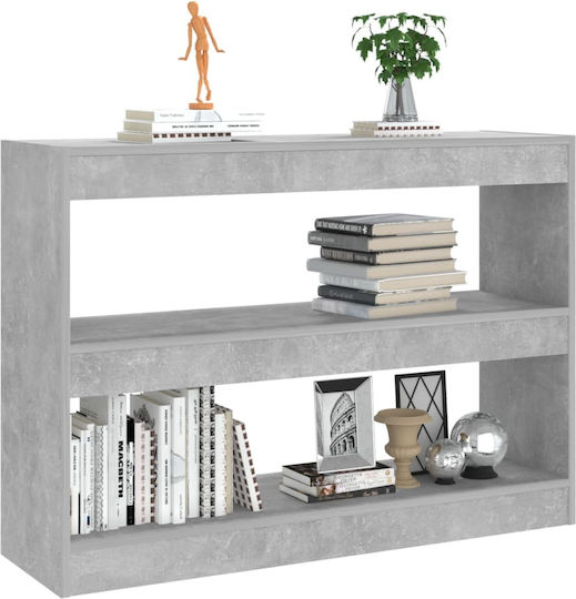 Bibliotecă Gri 100x30x72 cm