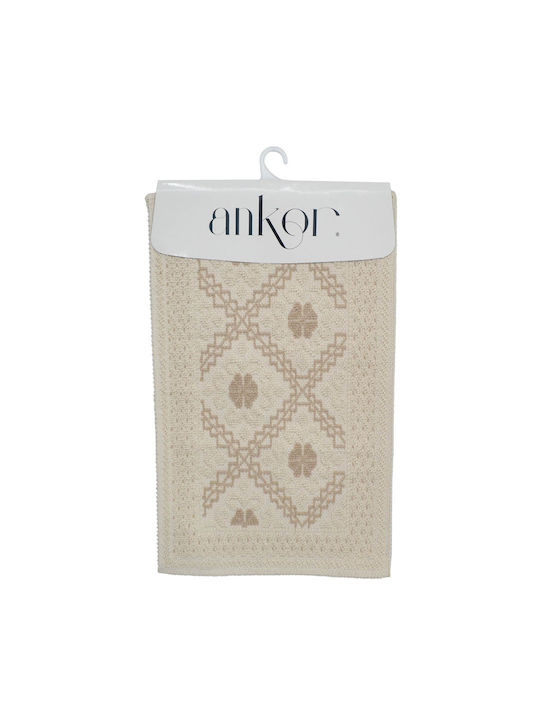 Ankor Bath Mat Cotton 820474 Beige 50x80cm
