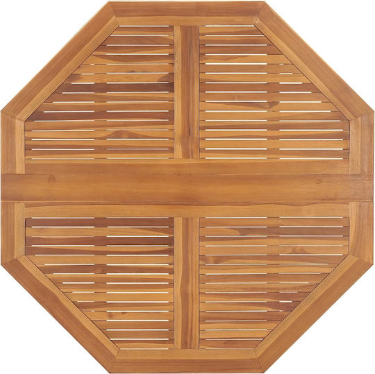 Outdoor Table from Teak Foldable Brown 110x110x75cm