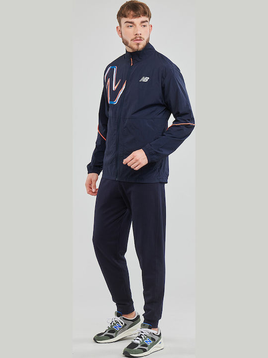 Jacket Waterproof and Windproof Navy Blue