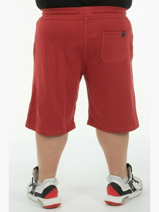 Double Sportliche Herrenshorts Rot