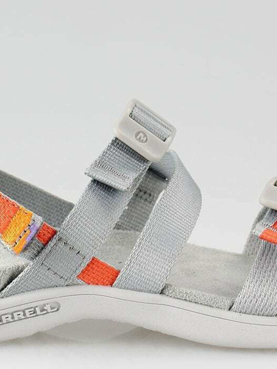 District 3 Backstrap Web Γυναικεία Σανδάλια Sporty Γκρι