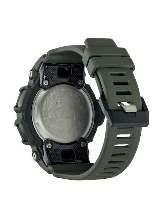 Casio G-Shock G-Squad Men's Watch 49mm Battery with Green Rubber Strap