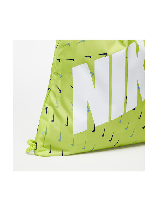 Nike Drawstring Τσάντα Πλάτης Γυμναστηρίου Κίτρινη