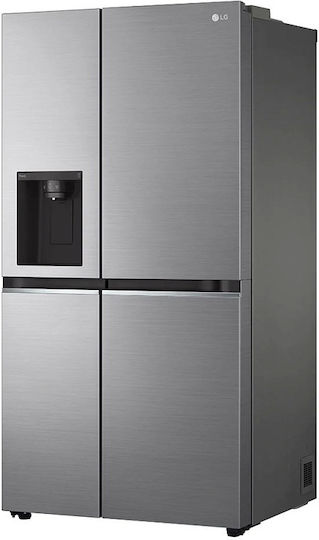 LG Side-by-Side Refrigerator 635lt Total NoFrost H179xW91.3xD73.5cm Inox GSLV70PZTE