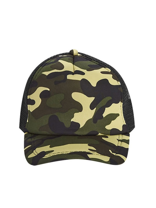 Summertiempo Men's Trucker Cap Khaki Camo