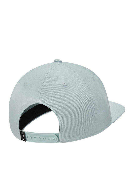 Pro Jumpman Jockey mit geradem Schirm Hellblau