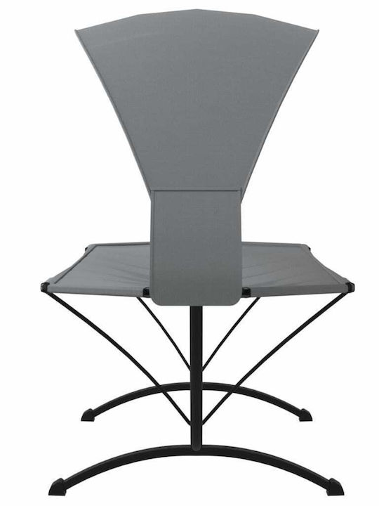 vidaXL Hängematte Einzeln Stoff mit Gestell Grey 274x114.5x171εκ.