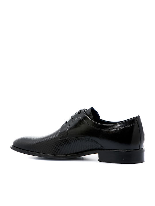 192 Leder Herrenschuhe Schwarz