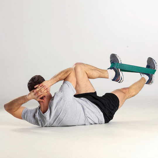 FlexVit Mini Mini Bandă de rezistență pentru exerciții Bucla Moale Portocaliu 0.3m