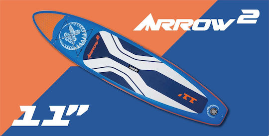 Dvsport Kohala Pro Arrow 2 11' KH-33515 Φουσκωτή Σανίδα SUP με Μήκος 3.55m Μπλε