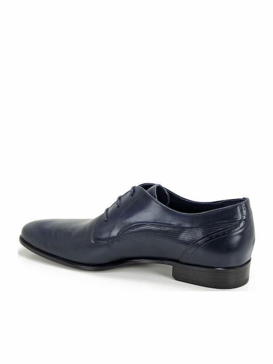Leder Herrenschuhe Blau