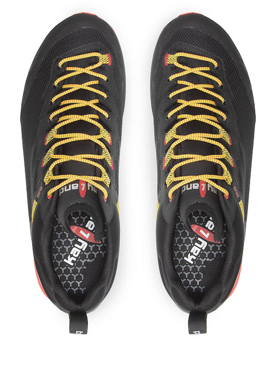 Kayland Herren Wanderschuhe Wasserdicht mit Gore-Tex Membran Schwarz