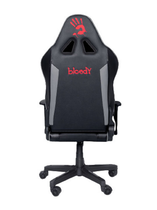 A4Tech GC-330 Artificial Leather Gaming Chair with Adjustable Arms Black/Red