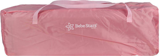 Bebe Stars Comfort Bunny Loc de joacă 2 Nivele cu Schimbător & Saltea Roz 125x65cm