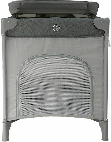 Bebe Stars Comfort Stars Παρκοκρέβατο 2 Επιπέδων με Αλλαξιέρα & Στρώμα Λευκό 125x65cm