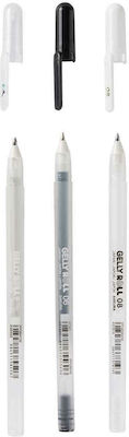 Set de 3 stilouri Gelly Roll Sparkle/Negru/Blank Gelly Roll Pens