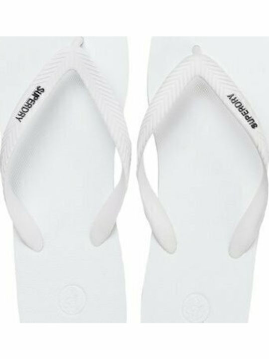 Superdry Ovin Vintage Classic Flip Flop Flip Flops Λευκά