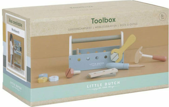 Little Dutch Werkzeugkoffer Mit 20 Hölzernes Kinder-Tools Für 3+ Jahre 13 cm 20 Stück