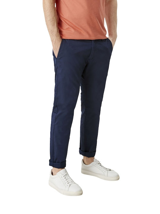Red Label Παντελόνι Chino Ελαστικό σε Slim Εφαρμογή Navy Μπλε