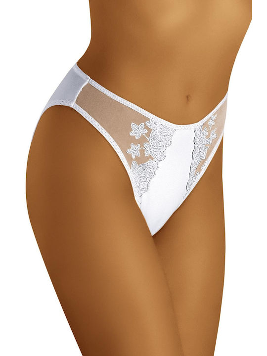 Wolbar Hera Women's Slip with Lace White 159192