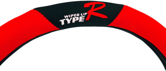 Auto Gs Car Steering Wheel Cover Type R with Diameter 38cm Synthetic Red