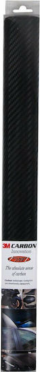 3M Protectoare Autocolante Auto Carbon 61 x 50cm în Culoarea Negru 1buc