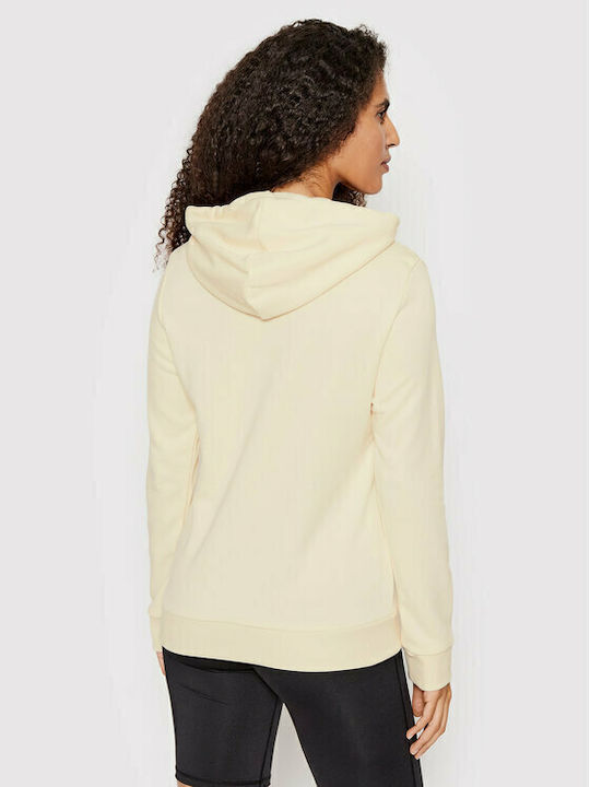 adidas Essentials Logo Sweatshirt Beige with Hood