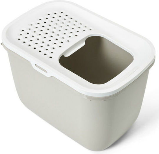 Savic Hop In Cat Toilet Closed Gray L58.5 x W39 x H39cm