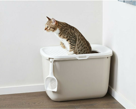 Savic Hop In Cat Toilet Closed Gray L58.5 x W39 x H39cm