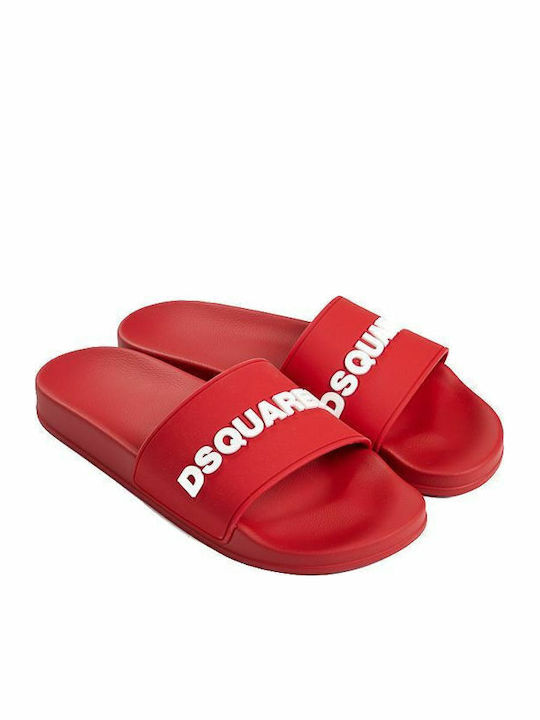 Men's Slides Red