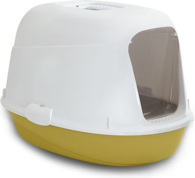 MP Bergamo Pretty Cat Toilet Closed Yellow L59xW39xH39cm