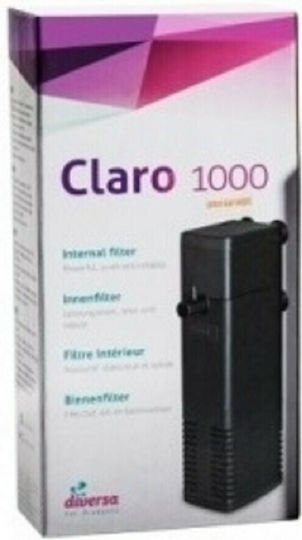 Diversa Claro 1000 Internal Filter 22W for Aquariums up to 150lt with Performance 1000lt/h