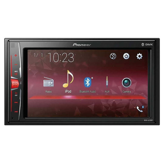 Pioneer Ηχοσύστημα Αυτοκινήτου 2DIN (Bluetooth/USB/AUX/WiFi/GPS/Apple-Carplay/Android-Auto) με Οθόνη Αφής 6.2"