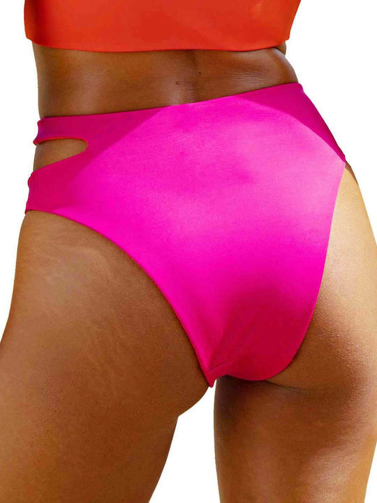 Dorina Bikini Alunecare Talie înaltă Fuchsia