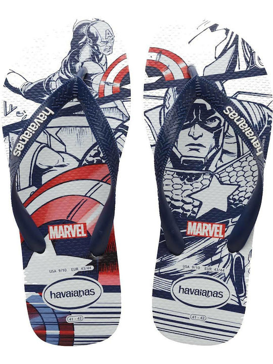 Top Marvel Herren Flip Flops Blau