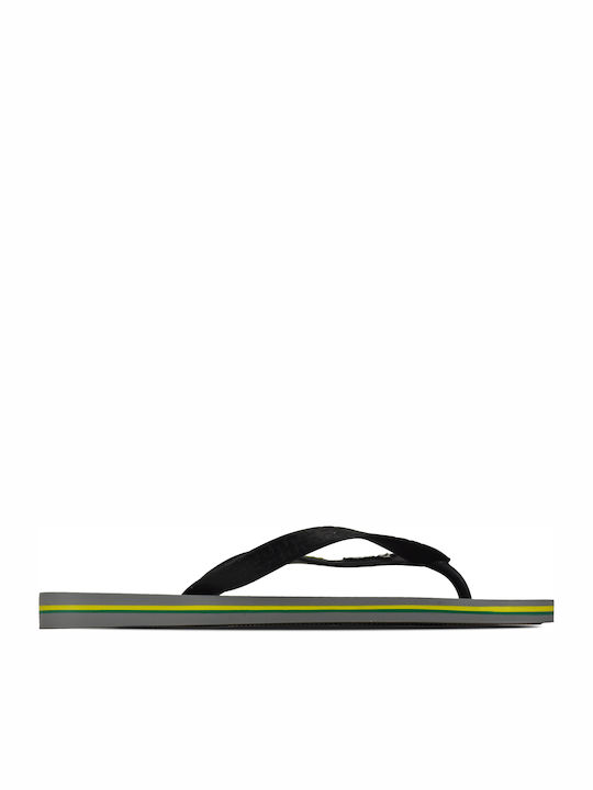 Classic Brazil II Men's Flip Flops Gray